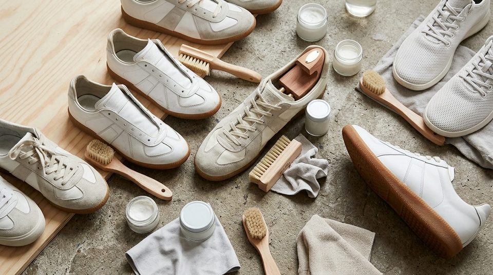 Illustrationsfoto til guiden: Sådan rengør du hvide sneakers uden at ødelægge dem